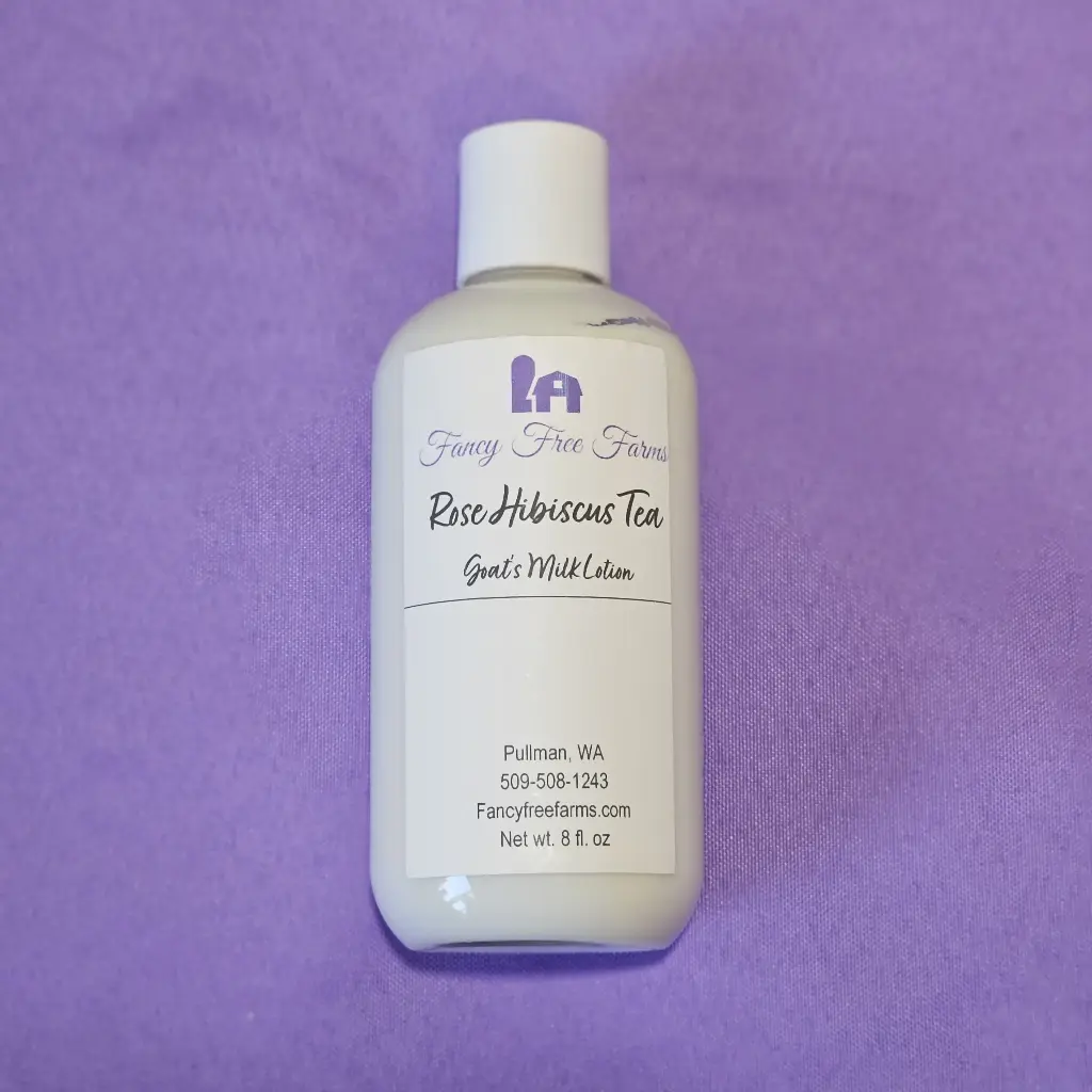[LOT-8-RHT] Rose Hibiscus Tea Goat's Milk Lotion