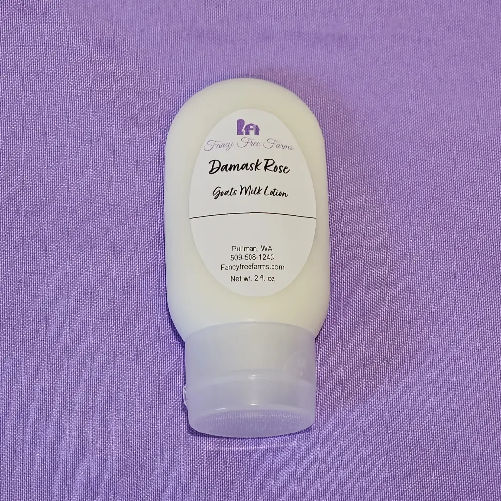 [LOT-2-DR] Damask Rose Goat's Milk Travel Lotion