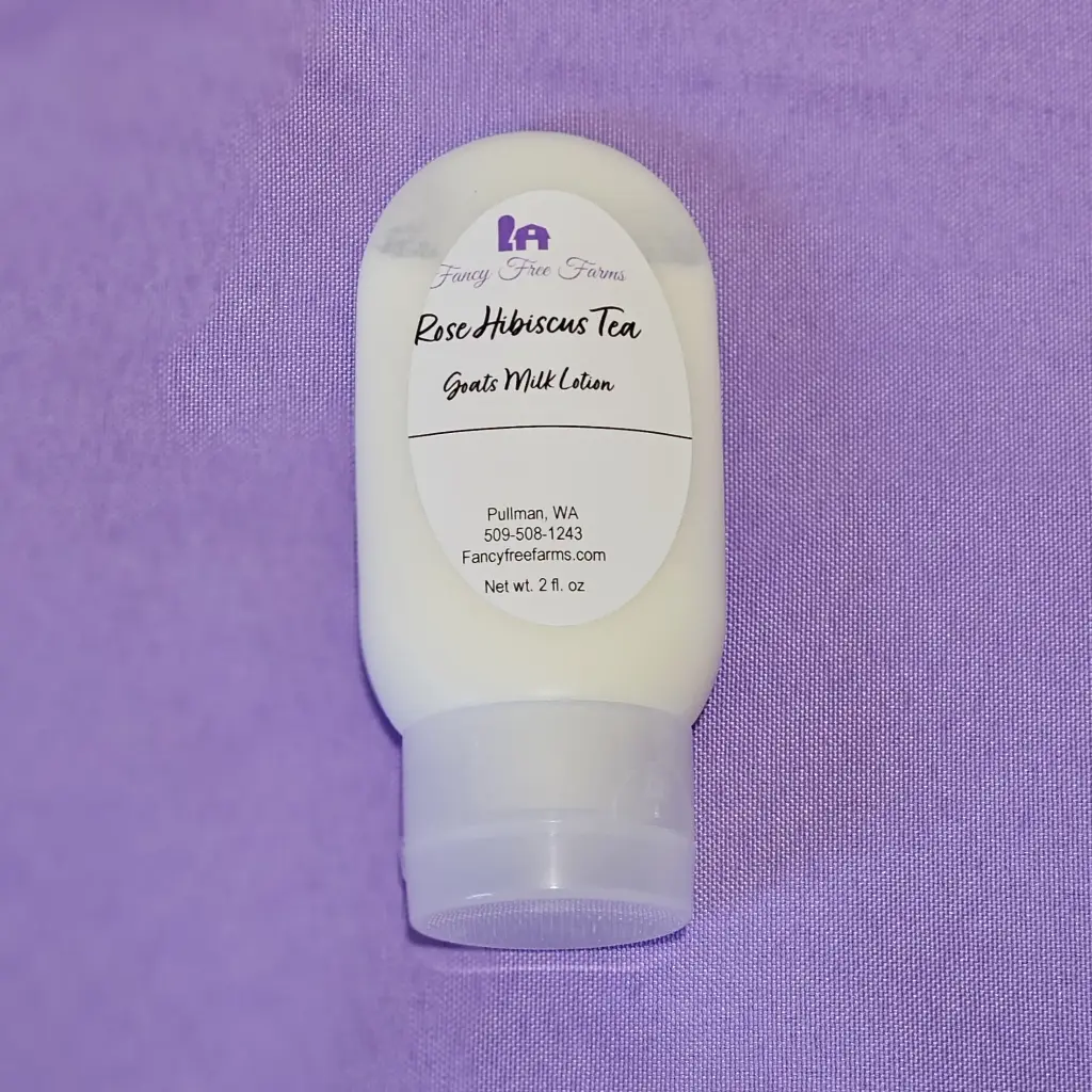 [LOT-2-RHT] Rose Hibiscus Tea Goat's Milk Travel Lotion