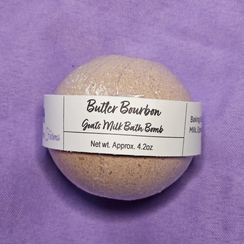 [BOMB-BB] Butter Bourbon Goat's Milk Bath Bomb
