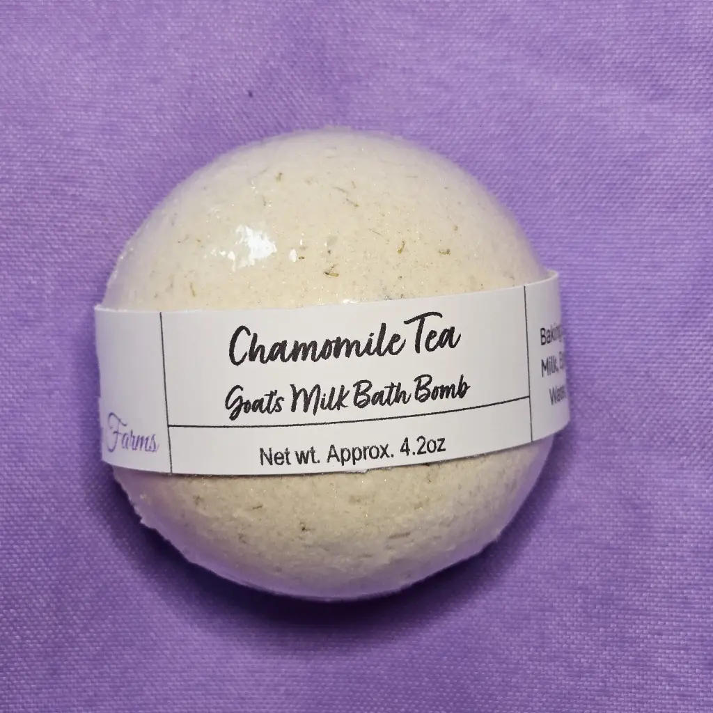 [BOMB-CM] Chamomile Tea Goat's Milk Bath Bomb