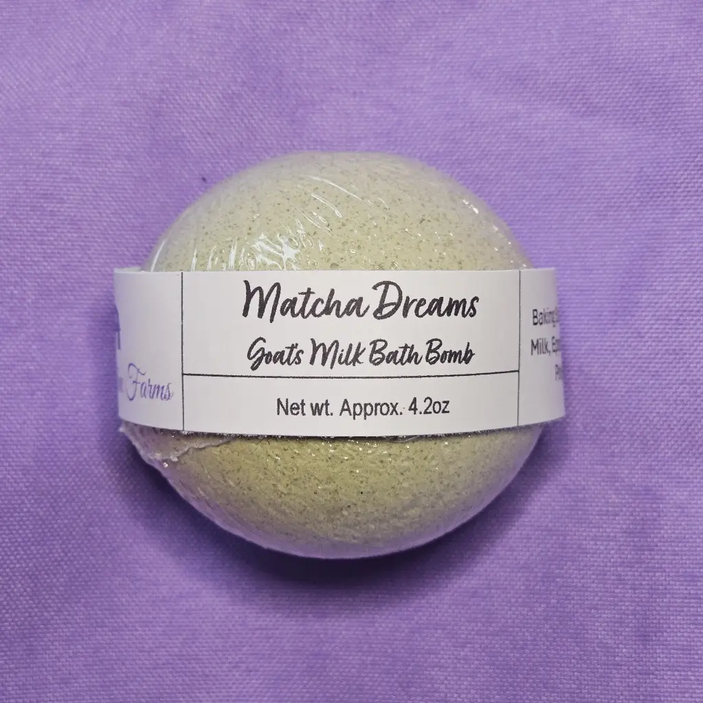 [BOMB-MD] Matcha Dreams Goat's Milk Bath Bomb