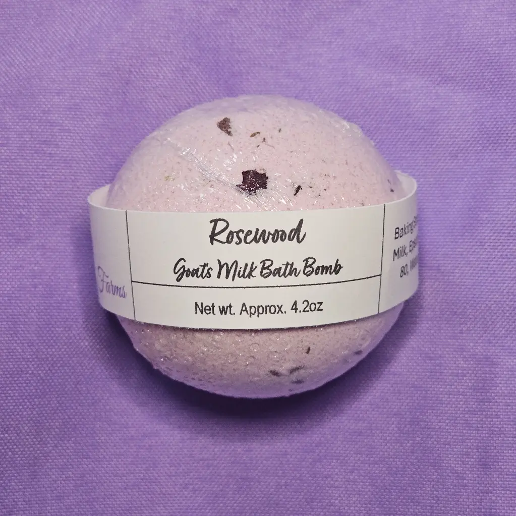 [BOMB-RW] Rosewood Goat's Milk Bath Bomb