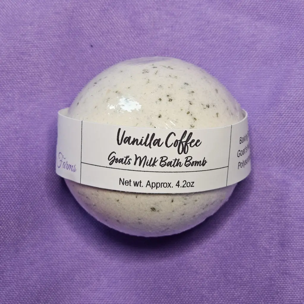 [BOMB-VC] Vanilla Coffee Goat's Milk Bath Bomb