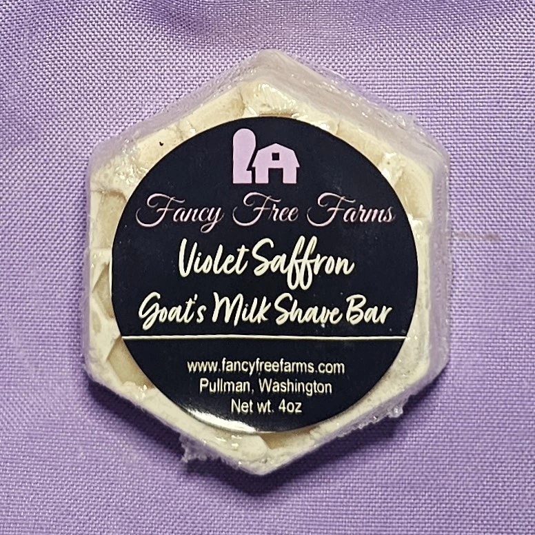 [SHAV-VS] Violet Saffron Goat's Milk Shave Bar