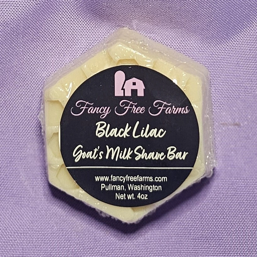 [SHAV-BL] Black Lilac Goat's Milk Shave Bar