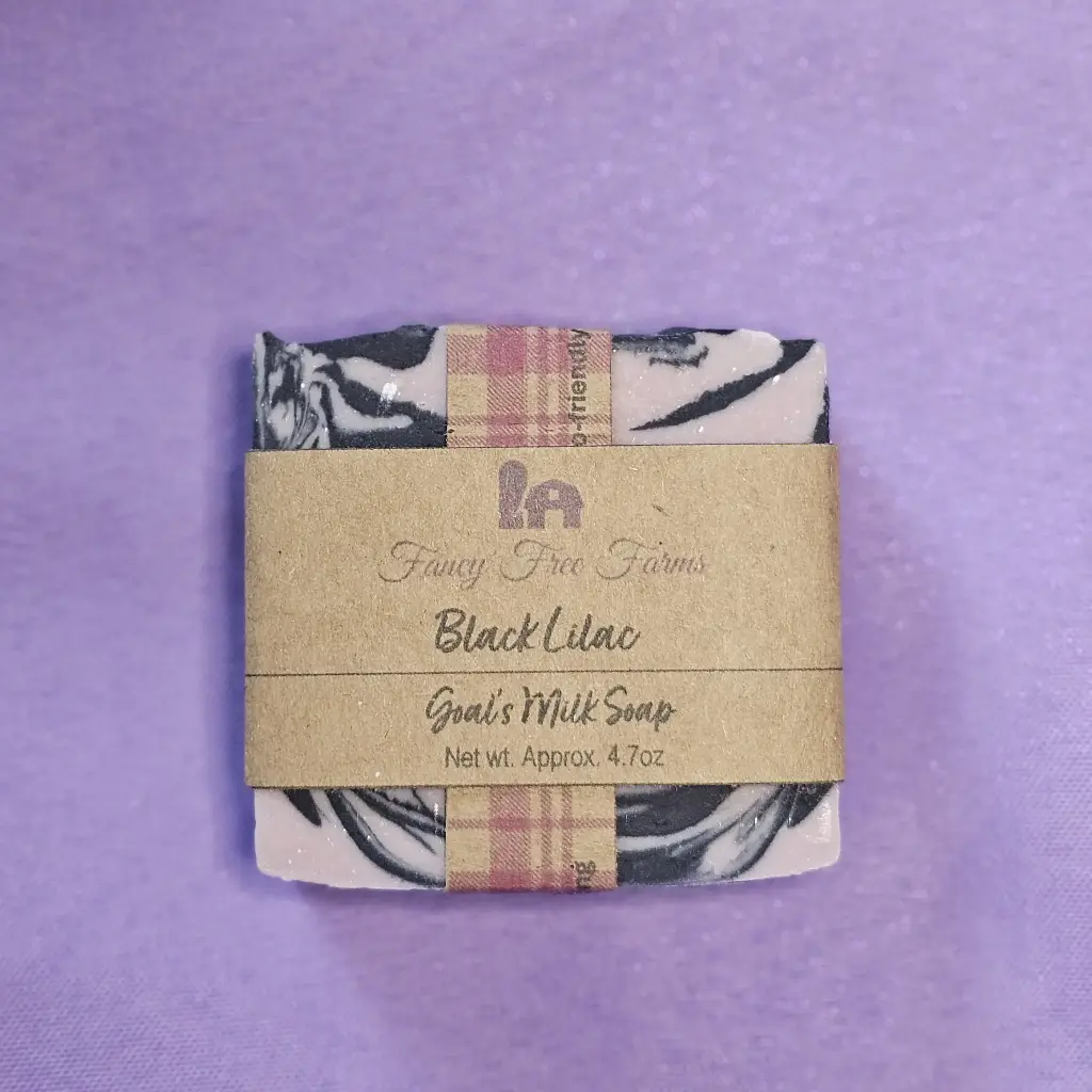 [SOAP-BL] Black Lilac Goat's Milk Soap