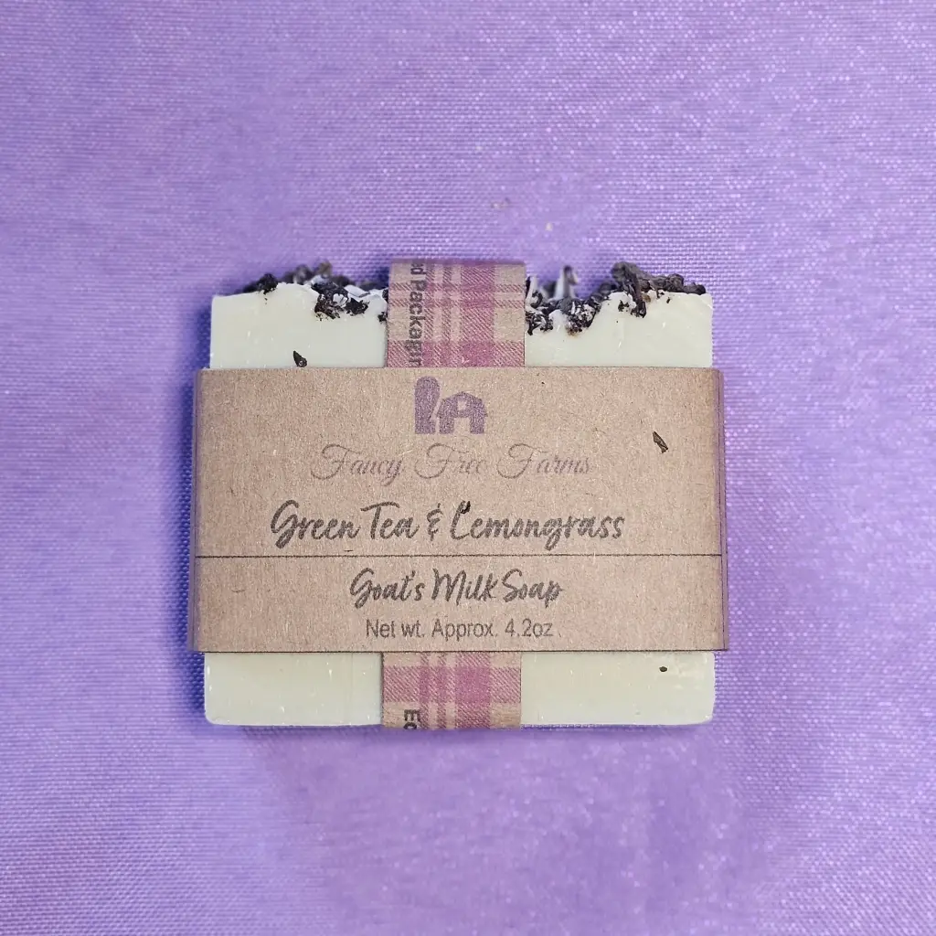 [SOAP-GTL] Green Tea & Lemongrass Goat's Milk Soap