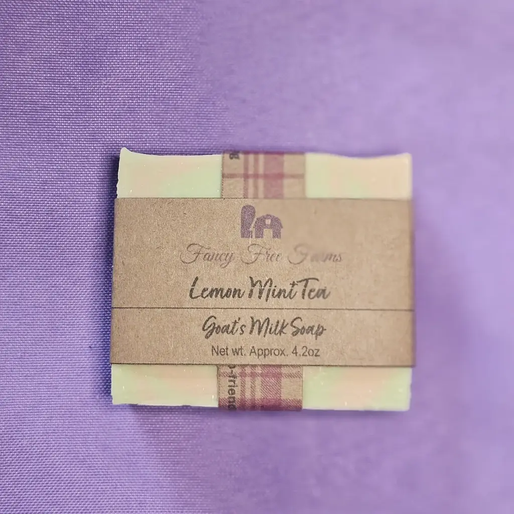 [SOAP-LMT] Lemon Mint Tea  Goat's Milk Soap