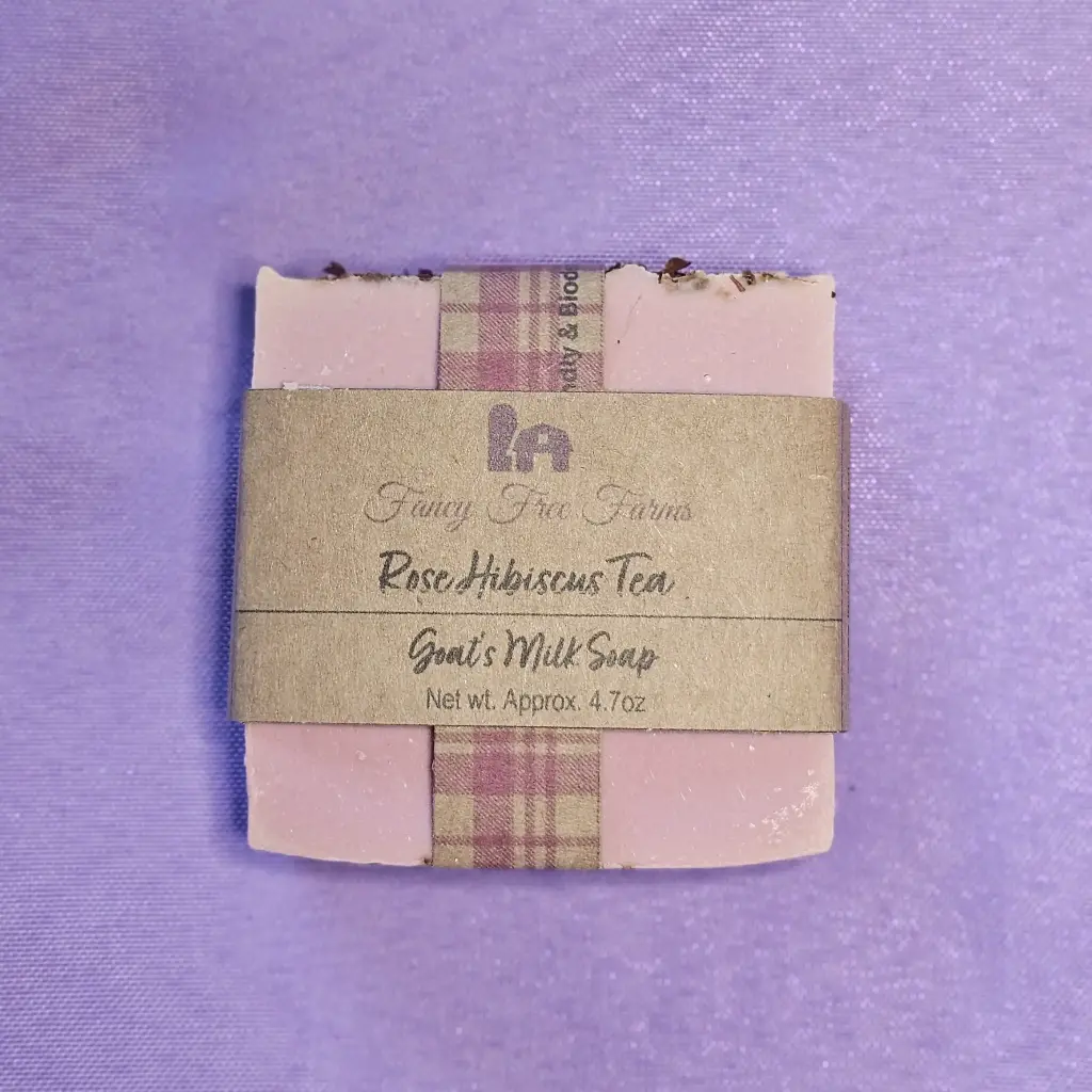 [SOAP-RHT] Rose Hibiscus Goat's Milk Soap