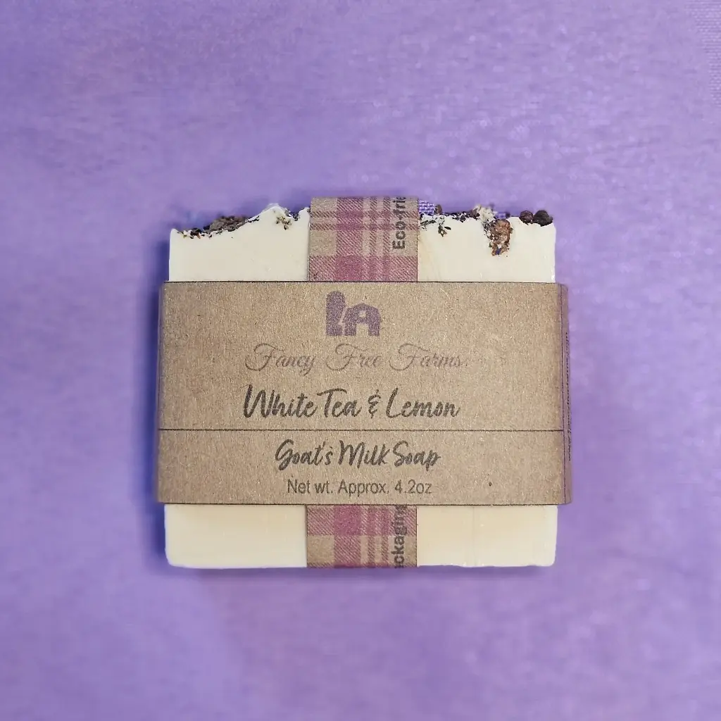 [SOAP-WTL] White Tea & Lemon Goat's Milk Soap