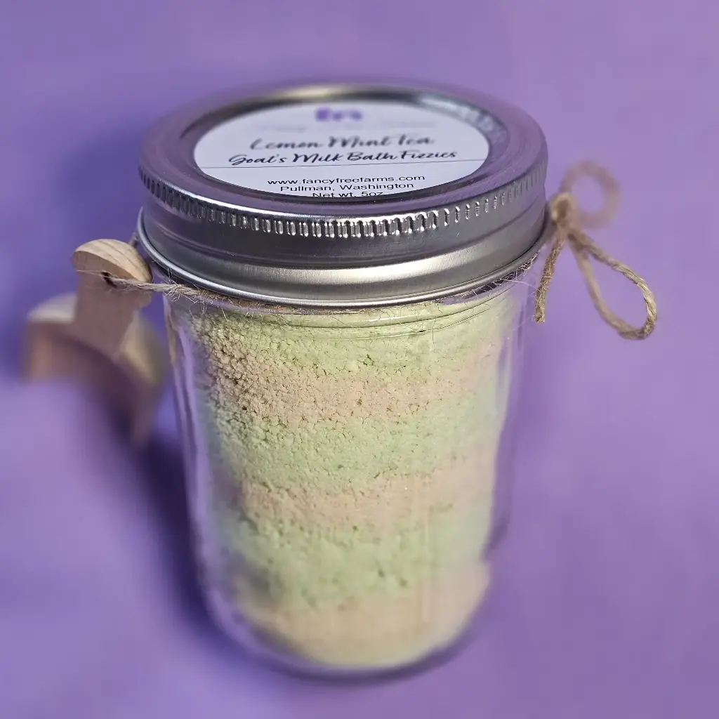 Lemon Mint Tea Goat's Milk Bath Fizzie