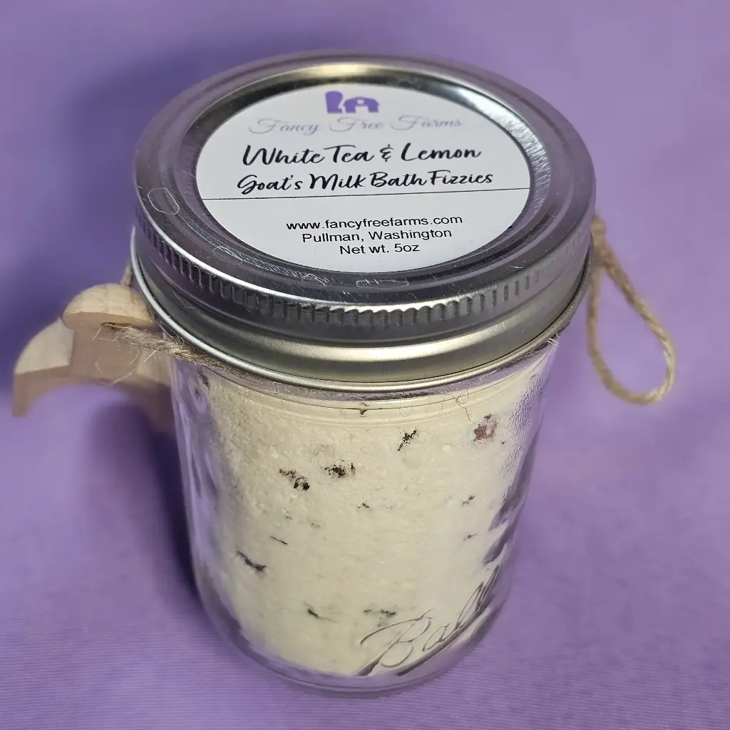 [FIZZ-WTL] White Tea & Lemon Goat's Milk Bath Fizzie
