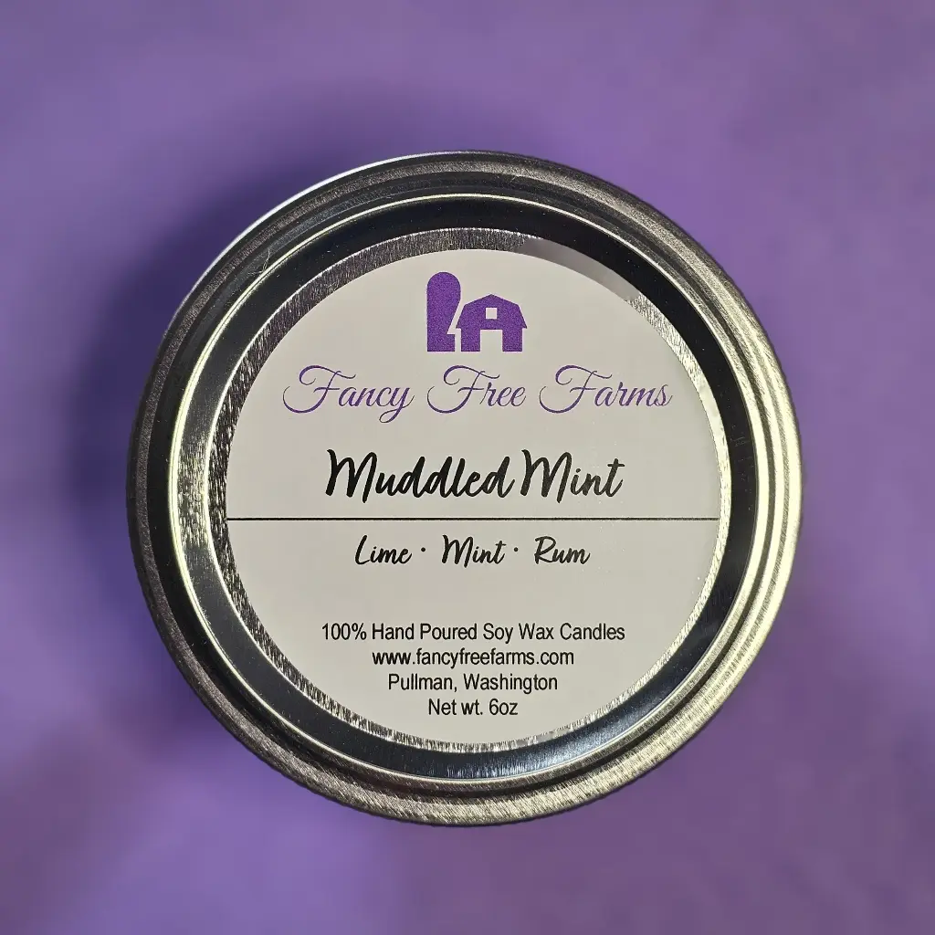Muddled Mint Soy Wax Candle